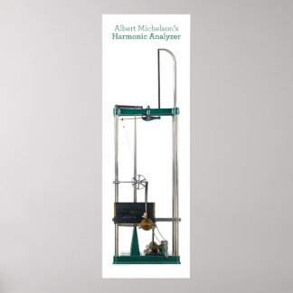 Pôster Solteiro View on White: Harmonic Analyzer
