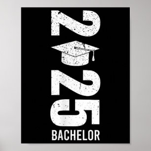 Poster Solteiros Grau Solteiro 2025 Formando de Bachelor