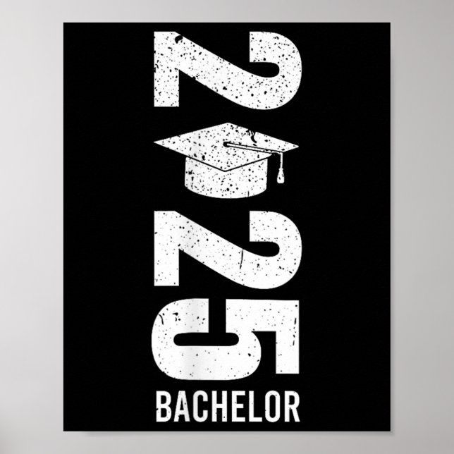 Poster Solteiros Grau Solteiro 2025 Formando de Bachelor  (Frente)