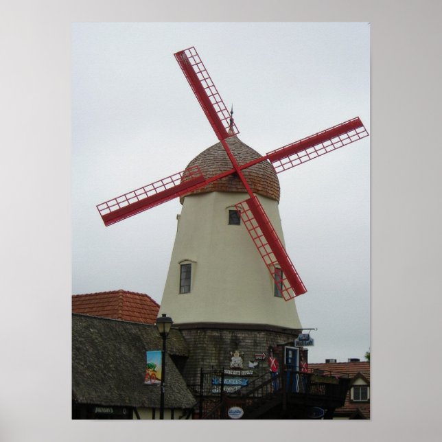 Poster Solvang Windmill (Frente)