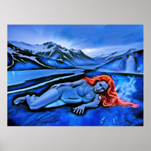 Poster "Sólvátra" - Flame Bento Ice