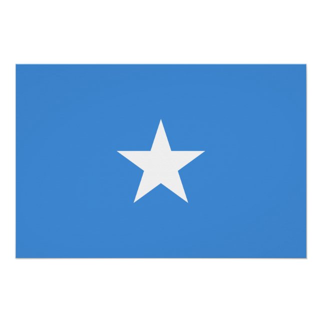 Pôster Somalia Flag (Frente)
