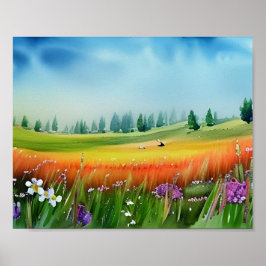 Poster Sombra Clínica de Aquarela