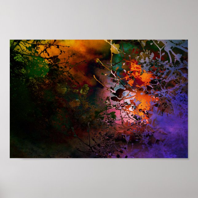 Poster sombra de flores (Frente)