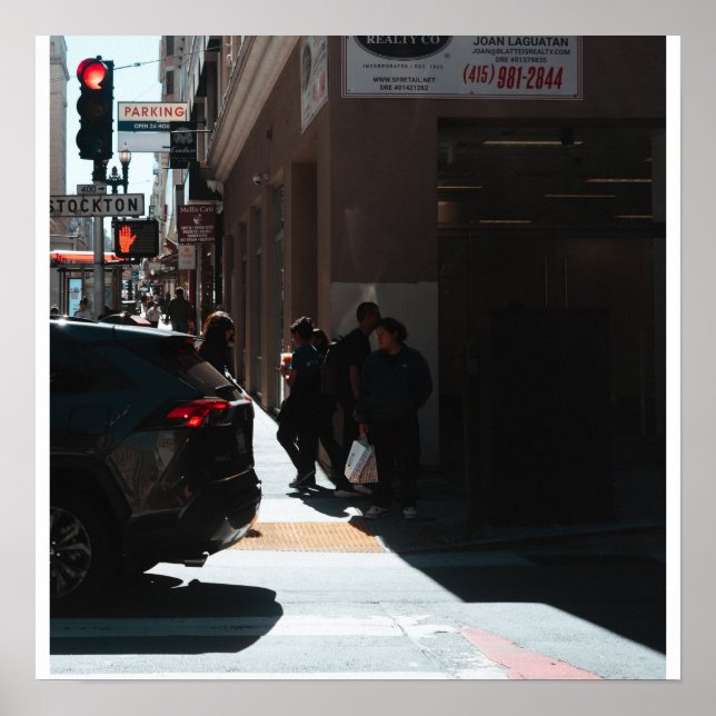 Poster Sombra de Stockton (Frente)