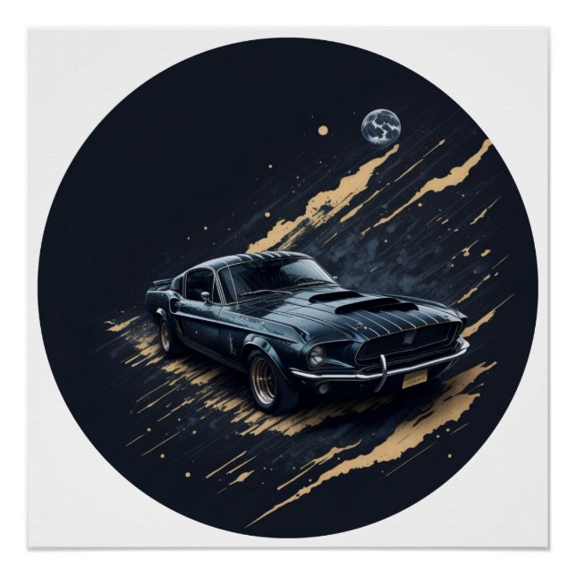 Pôster "Sombra en Movimiento" (Frente)