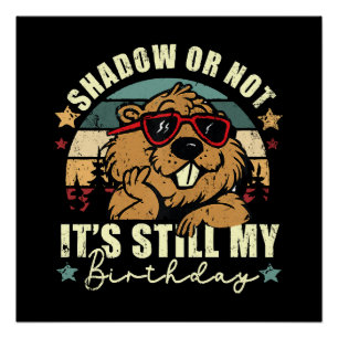 Pôster sombra ou não, ainda é meu aniversário