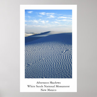 Poster Sombras à tarde