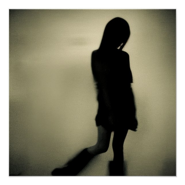 Pôster Sombras Dançando na Parede da Escuridão (Frente)