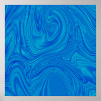 Sombras De Abstrato De Arte Líquida Azul