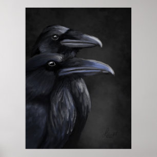 Poster Sombras de Raven: Duo Místico no Noir
