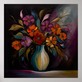 Poster Sombras do Vaso Blooming