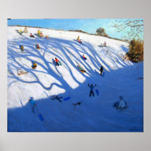 Poster Sombras em um monte Monyash