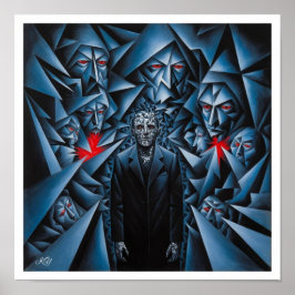 Poster Sombras Fracionadas