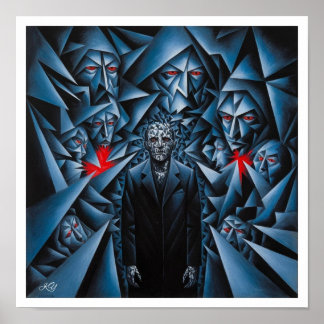 Poster Sombras Fracionadas