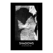 Sombras não podem existir sem luz