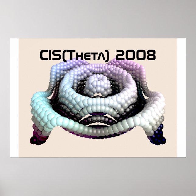 Poster sombrero, CIS(Theta) 2008 (Frente)