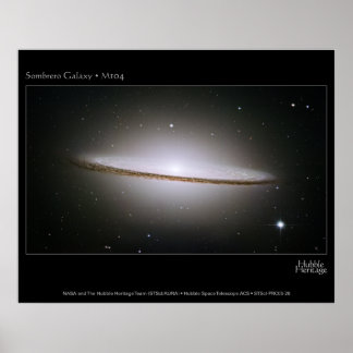 Pôster SombreroGalaxyM104-2003-28a