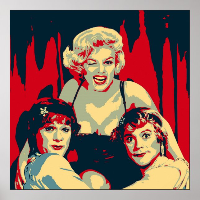 Poster Some like it hot Pop Art (Frente)