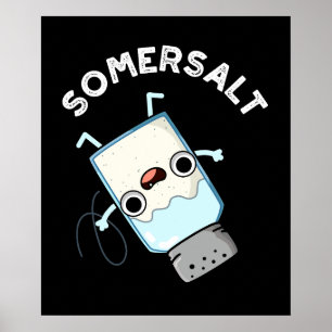Poster Somersal Funny Somersault Sal Pun Dark BG