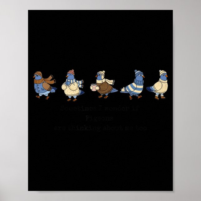 Poster Sometimes I Wonder If Geons Are Thinking About Me  (Frente)