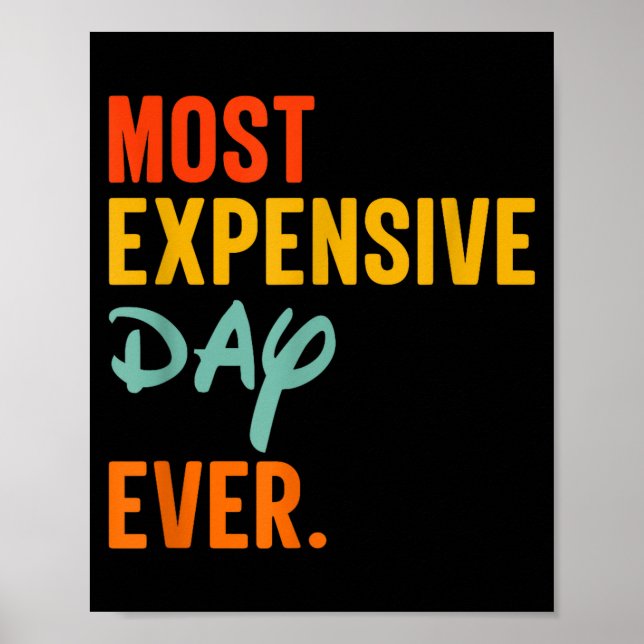 Poster Sommas Most Expensive Day Ever Funny Family Vacati (Frente)