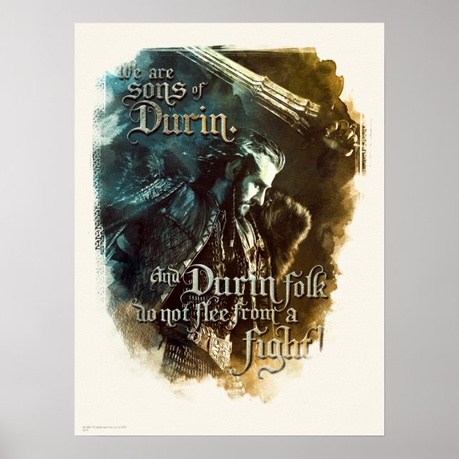 Poster Somos Filhos De Durin (Frente)