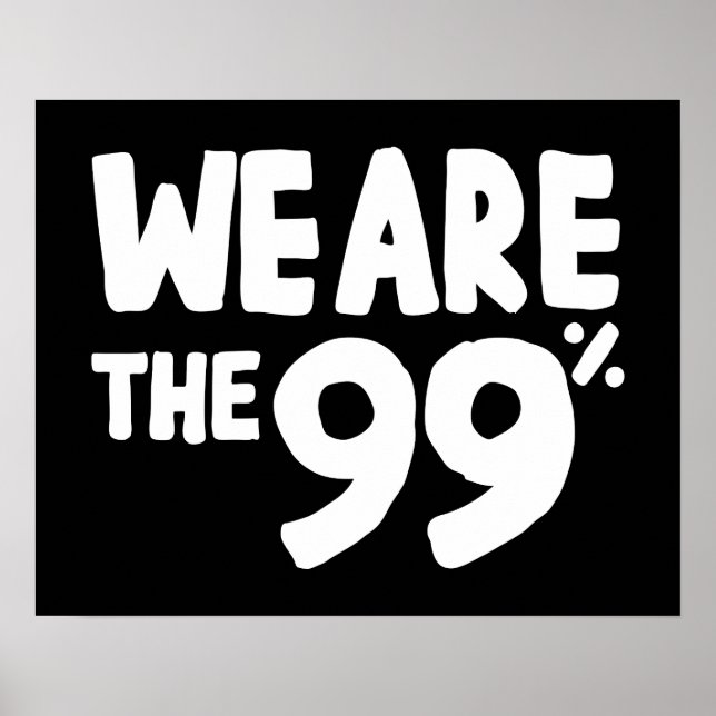 Poster Somos os 99% (Frente)