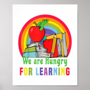 Poster Somos Professores De Lagarta Muito Famintos Para A