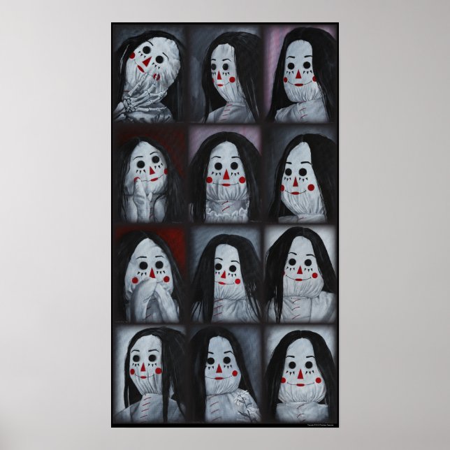 Poster Somos todos bonecos aqui: Doze bonecas de pano (Frente)