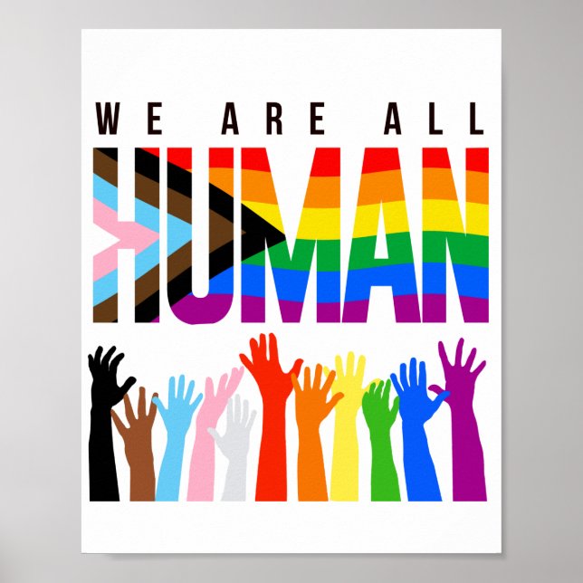 Poster Somos todos humanos (Frente)