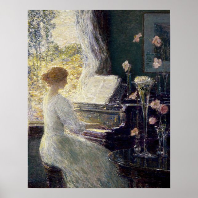 Poster Sonata | Childe Hassam (Frente)
