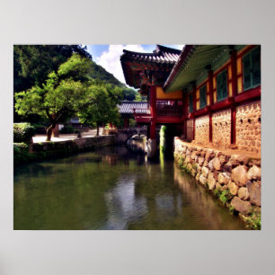 Pôster Songgwangsa Temple Bridge, South Korea