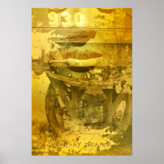 Poster Sonhador ferroviário