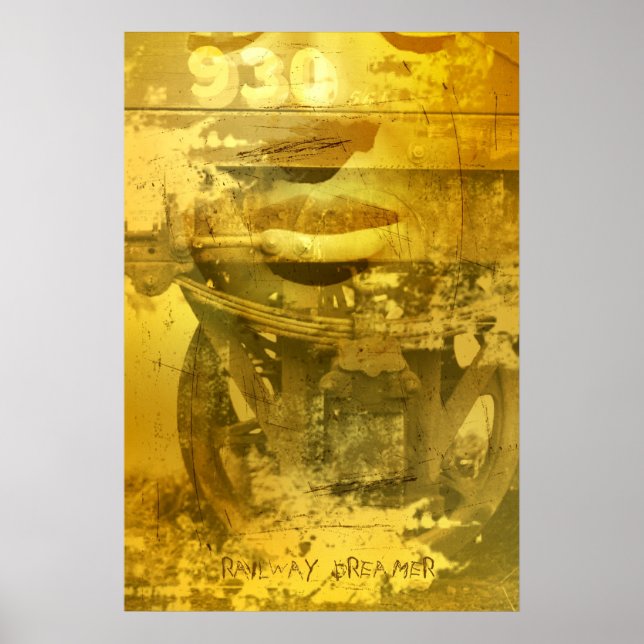 Poster Sonhador ferroviário (Frente)