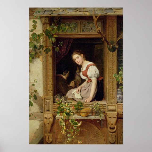 Poster Sonhando com a janela (Frente)