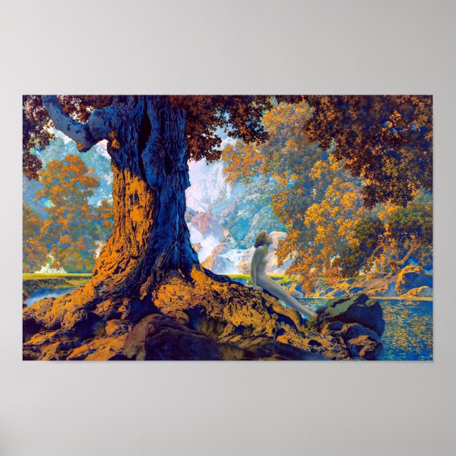 Poster Sonhando | Maxfield Parrish | (Frente)