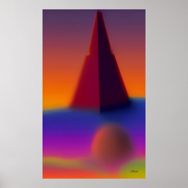 Poster Sonhando uma Pirâmide (Frente)
