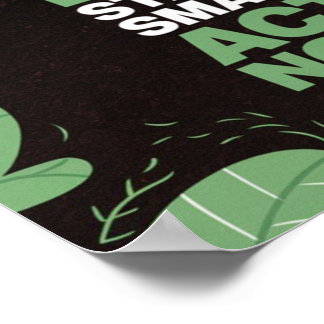 Poster Sonhe grande. Comece pequeno. Aja agora