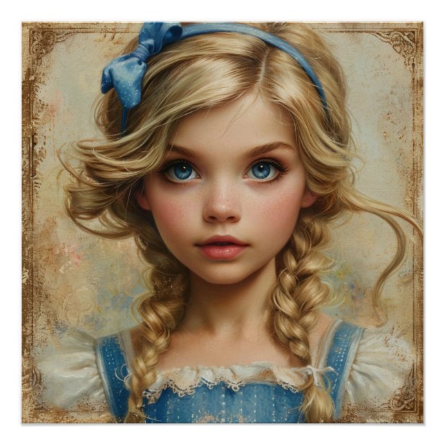 Pôster Sonho Adormecido de Alice na Terra das Maravilhas: (Frente)