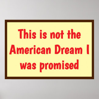 Poster Sonho Americano Prometido