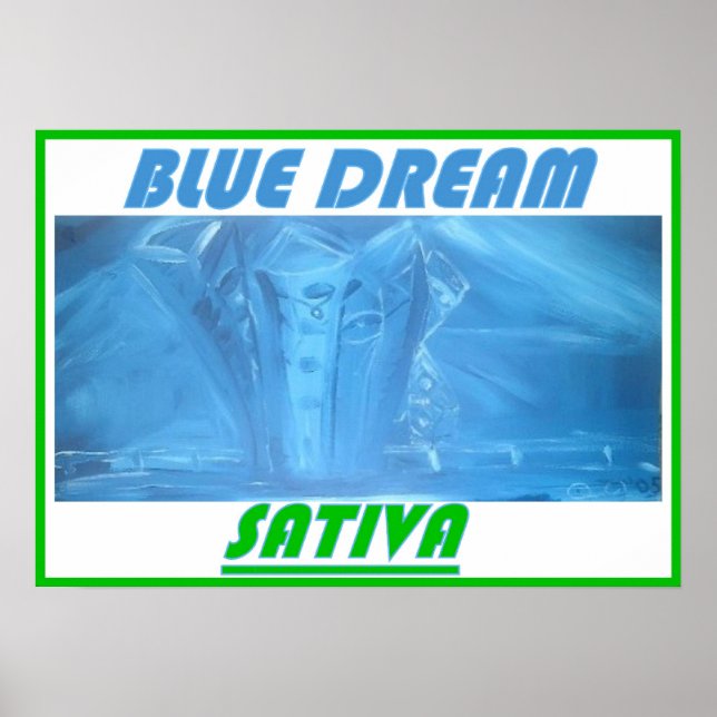 POSTER SONHO AZUL SATIVA (Frente)