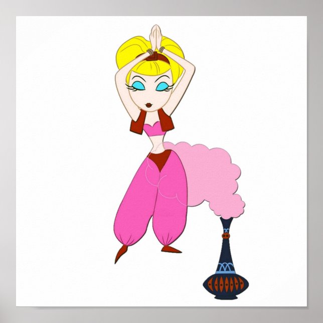 Poster Sonho com Jeannie (Frente)