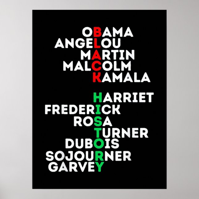 Poster Sonho Como Martin Black History Month (Frente)