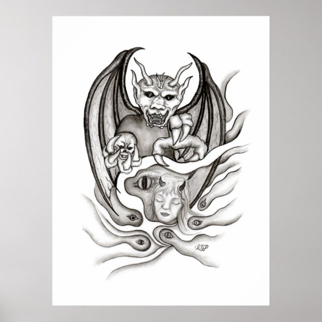 Pôster Sonho da Meia-Noite - Diabos (Frente)