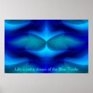 Poster Sonho da Tartaruga Azul