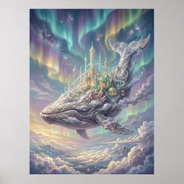 Poster Sonho de Cristal da Baleia do Céu