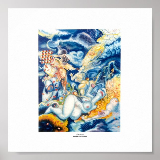 Poster Sonho de Eve Mattthew skenandore do Paraíso Perdid (Frente)