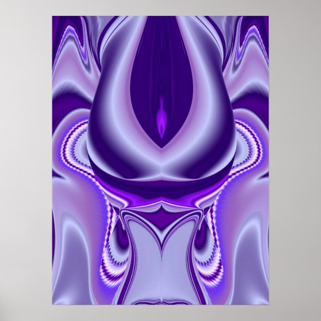 Poster Sonho de Flor Roxa (Frente)