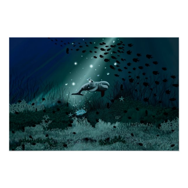 Pôster Sonho de golfinho (Frente)